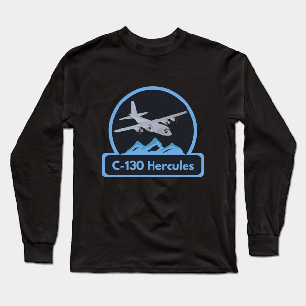 Air Force C-130 Hercules Long Sleeve T-Shirt by NorseTech